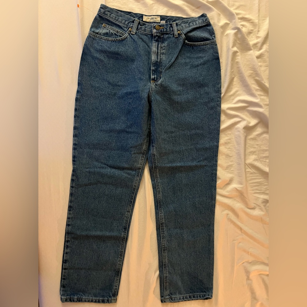 High Rise Blue Jeans